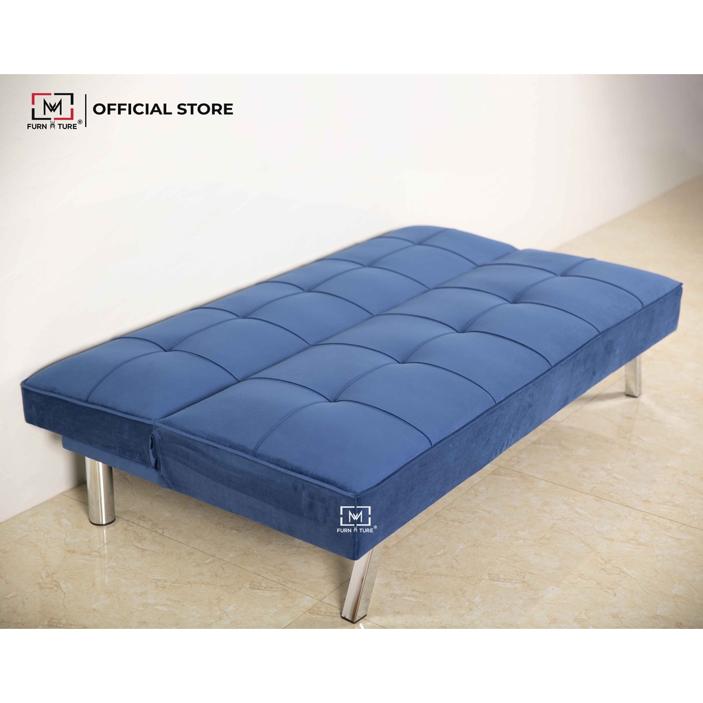 Sofa giường vải nhung 3 chức năng nằm thương hiệu MW FURNITURE