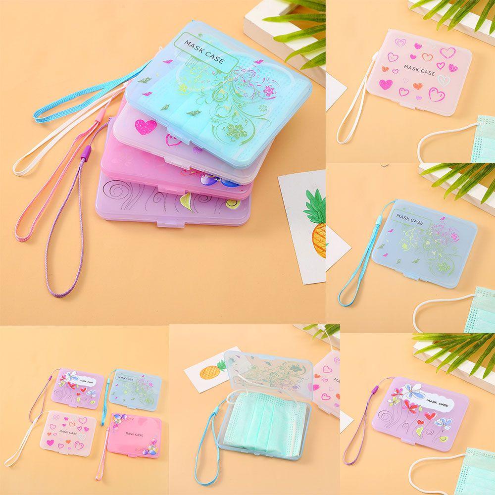 YEW Hộp Đựng Khẩu Trang Chống Thấm Nước / Bụi Tiện Dụng Cho Học Sinh Ốp