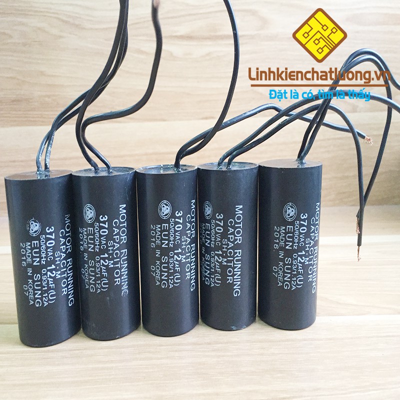 5 chiếc tụ máy bơm nước 12uF 370VAC