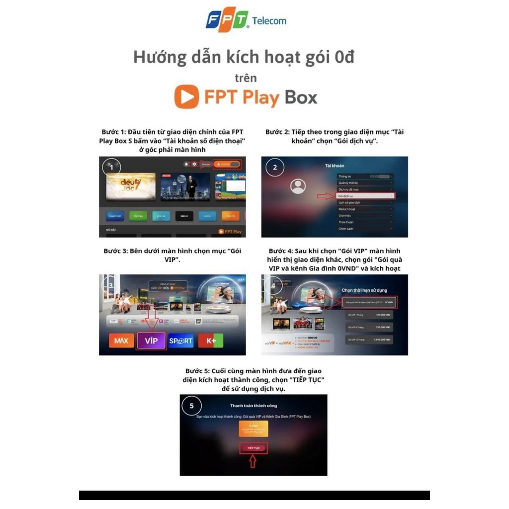 FPT Play Box S500 - Phiên Bản Mua Đứt - Không Mất Phí Duy Trì Hàng Tháng