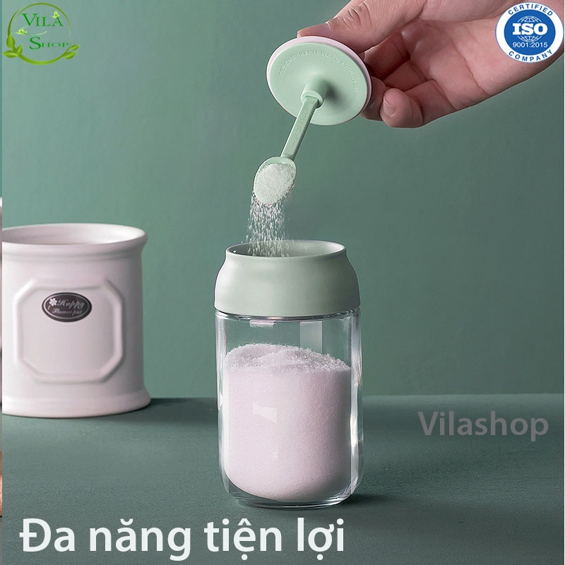 [Bộ 2 ] Lọ Đựng Gia Vị Tritan, Hũ Đựng Gia Vị Tritan Cao Cấp inochi, Hộp Gia Vị Không BPA Không Chất Độc Hại