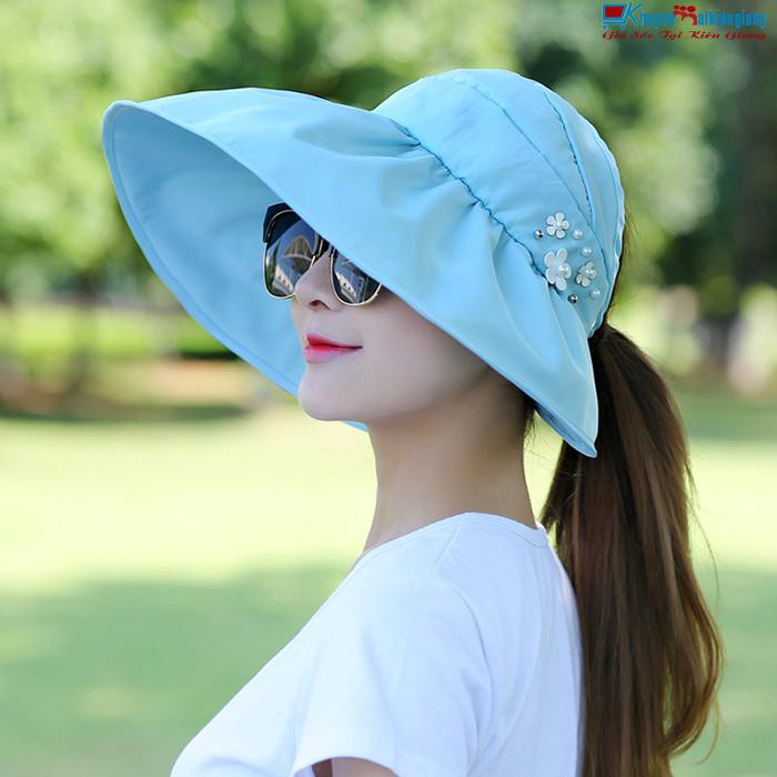 MŨ ĐI BIỂN RỘNG VÀNH XẾP LI ĐIỆU ĐÀ SANG CHẢNH 42K
