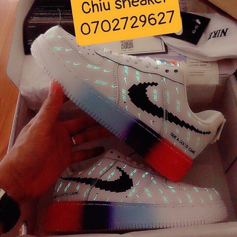 Giày thể thao Air Force 1 “HAVE A GOOD GAME” Dạ Quang phát sáng trong đêm Af1 nhiều màu ;