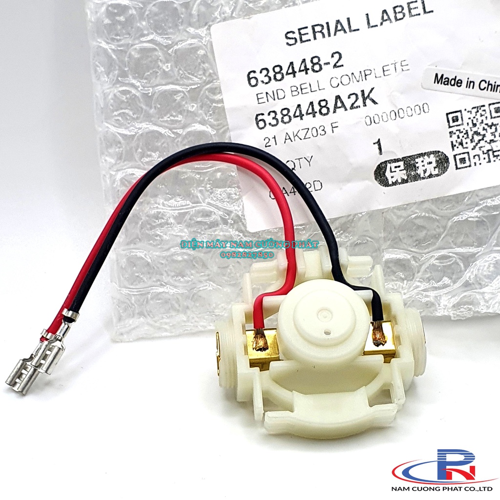 Ổ chổi than máy mài góc DGA402 Makita 638448-2