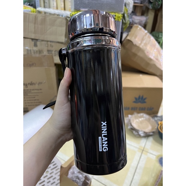 Bình giữ nhiệt 1200ml Vacuum nắp kim cương cao cấp