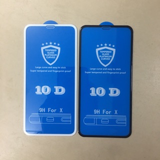 Kính cường lực 10D iPhone 6/7/8 plus iPhone X full màn hình xịn