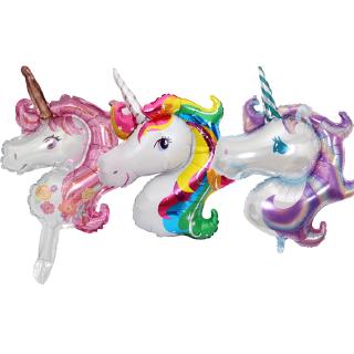 Bong bóng phôi nhôi hình kỳ lân 52x32cm thiết kế nhiều màu sắc độc đáo