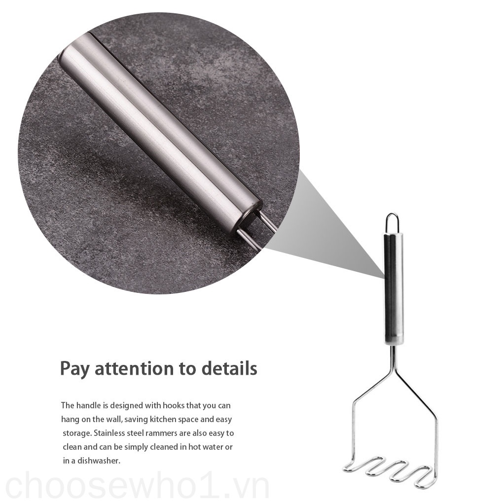 Dụng cụ nghiền khoai tây bằng thép không gỉ tiện dụng