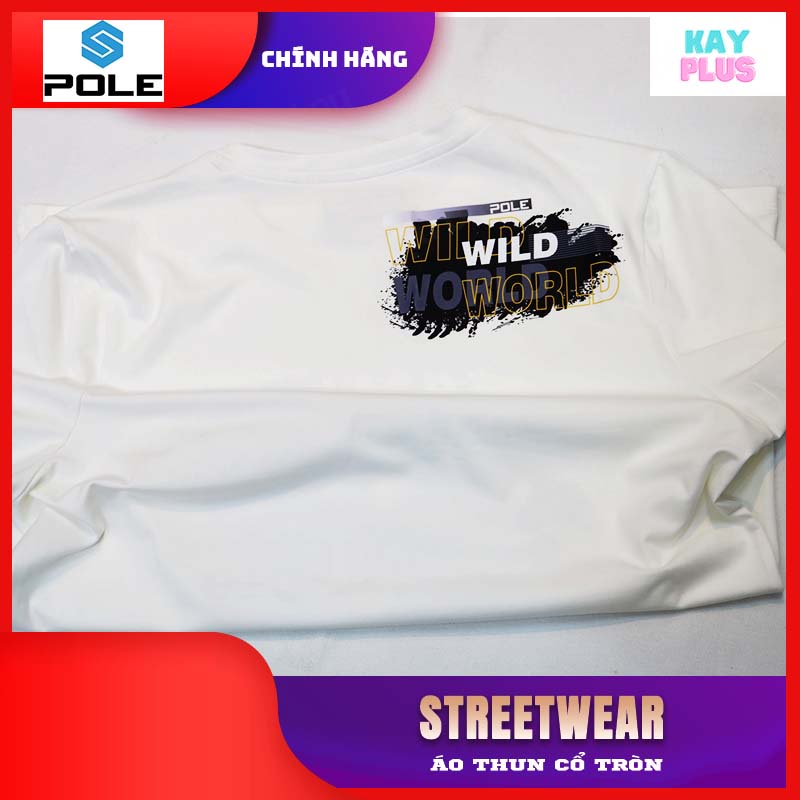 Áo thun Nam &amp; Nữ cổ tròn POLE - Vintage 01
