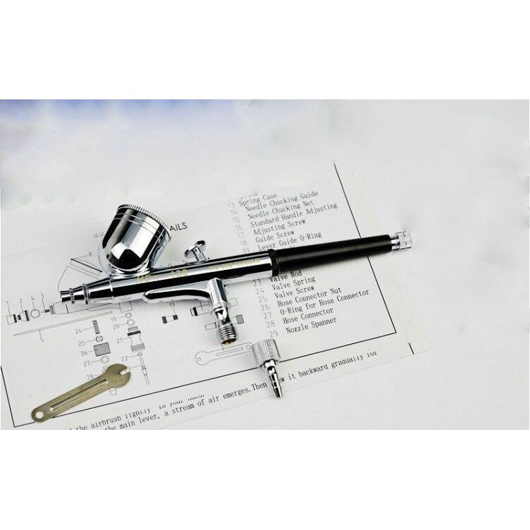 Súng Sơn Mô Hình Airbrush HD130, Airbush HD130S, Airbrush HD130K