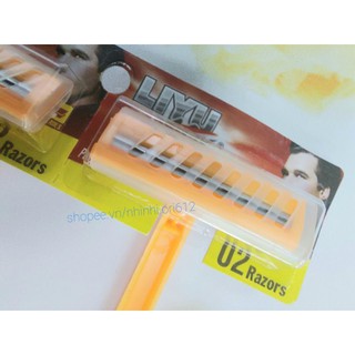 Dao cạo râu 2 lưỡi kép LIYU (10 cây/ vỉ)