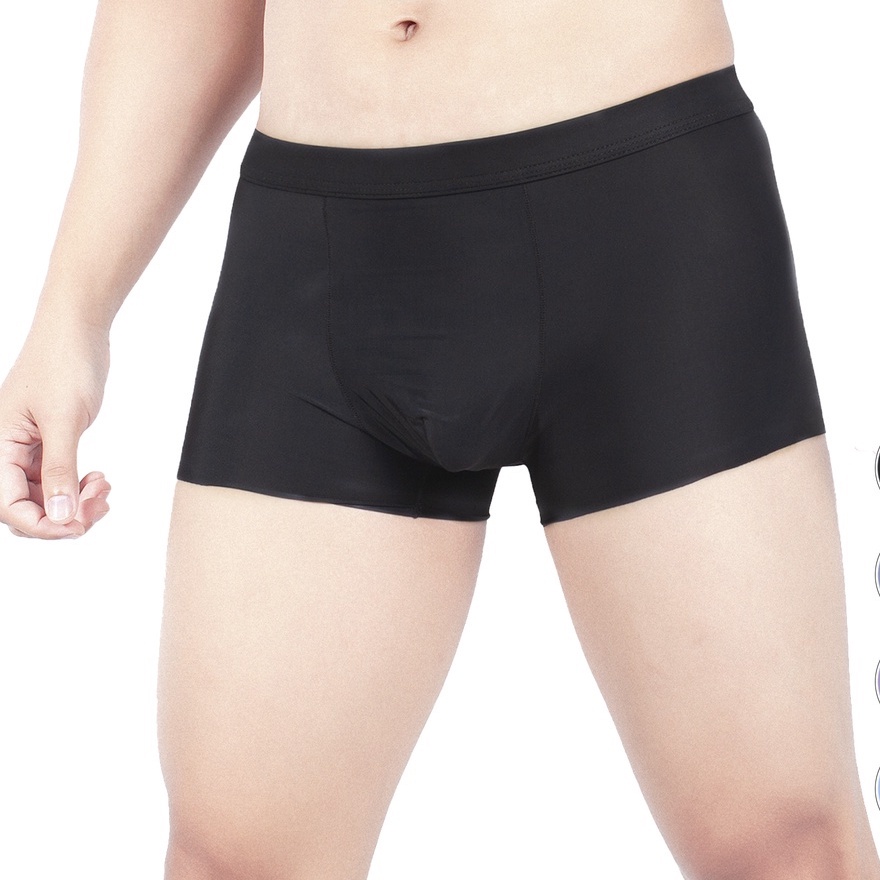 [SIÊU MỊN MÁT] Sịp Đùi Đúc Su Lụa Không Đường May Cao Cấp Xuất Nhật, Quần Lót Nam Boxer Su Lụa, Quần Lót Nam Thun Lạnh | BigBuy360 - bigbuy360.vn