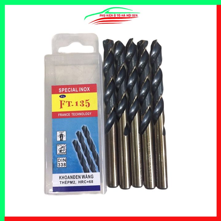 Mũi khoan inox pháp F135 Hoàng Nam đủ mũi 1-7.5mm