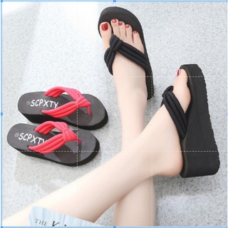 💥 HÀNG SẴN - Dép tông nữ cao 7cm xỏ ngón mùa hè 2020