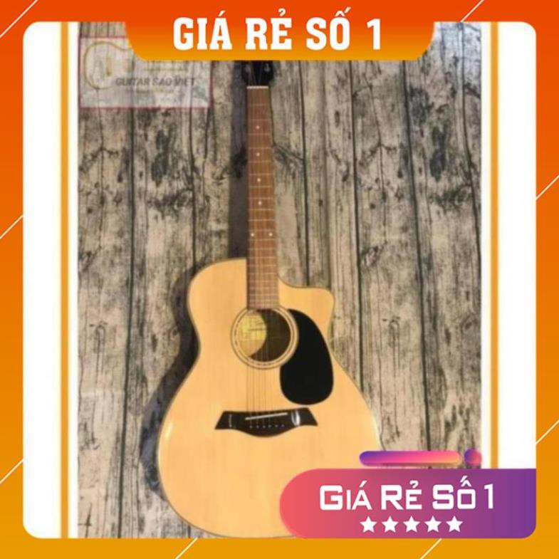 Đàn guitar Acoustic có ty chỉnh cong cần ET-01SV (shopmh59)