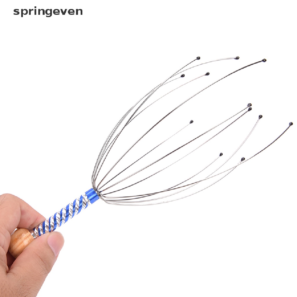 Springeven Bộ 2 Dụng Cụ Massage Thư Giãn Da Đầu / Cổ / Lưng / Chăm Sóc Sức Khỏe