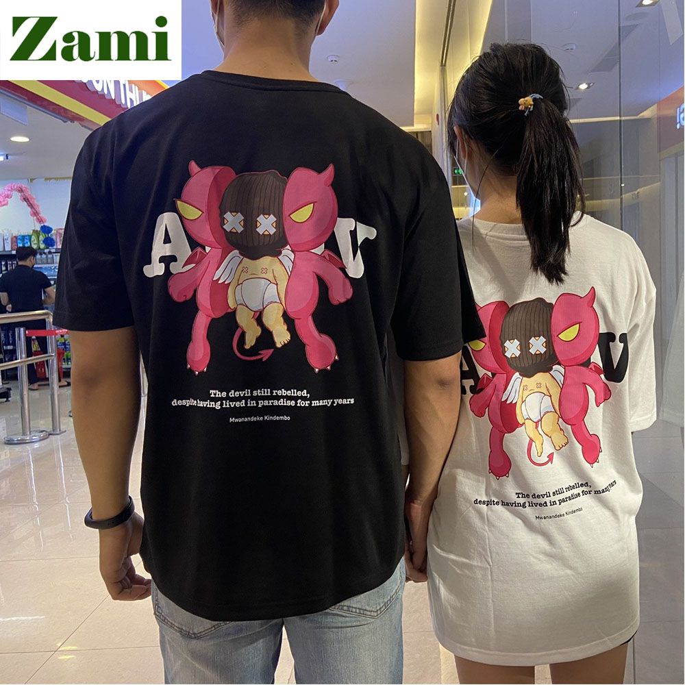 Áo Phông Unisex Nam Nữ Cổ Tròn Tay Lỡ Form Rộng Phong Cách Streetwear Basic Cool In Chữ Hoạ Tiết AGDV Monster ZT21 Zami | BigBuy360 - bigbuy360.vn