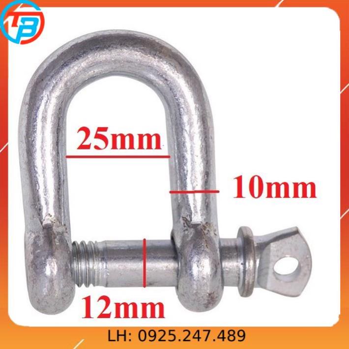 Ma ní chữ U [ Phi 12mm ] CÁP THÉP Thái Bình VinàN