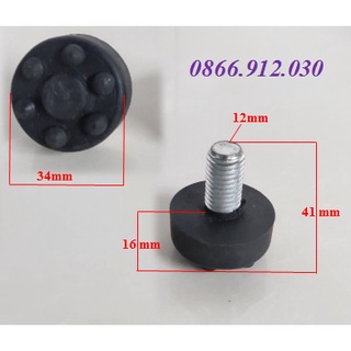 10 chân REN M12 x 20 mm tăng chỉnh loại đặc_Loại đế gai to bát phi 30