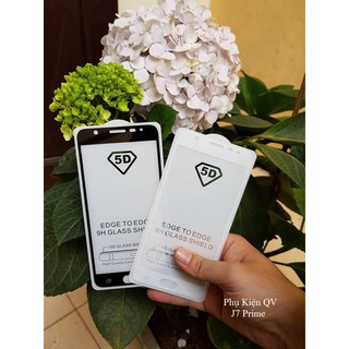 Kính cường lực 5d full keo, full màn máy samsung j7 prime