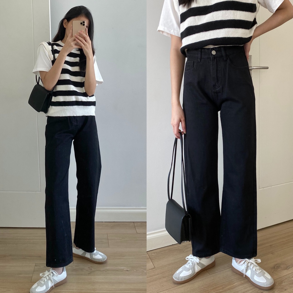 Quần jeans ống suông _ Q0085