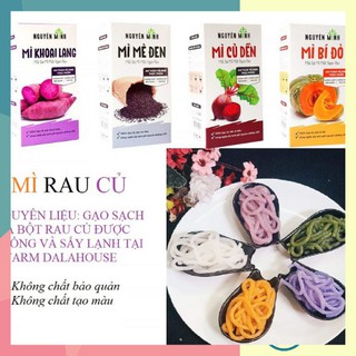 Mì rau củ sấy lạnh Nguyên Minh - Hộp 300gr