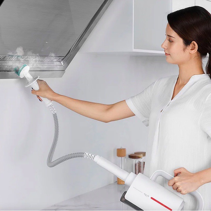 Máy Vệ Sinh Lau Nhà Cửa Hơi Nước Nóng Cầm Tay Deerma ZQ610/ ZQ600, Chế Độ Kháng Khuẩn Cao Cấp