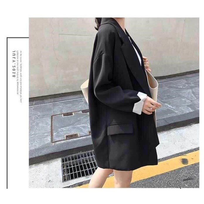 Áo Khoác Blazer BLACK RETRO CHIC JACKET - AK066 (2 lớp) | BigBuy360 - bigbuy360.vn
