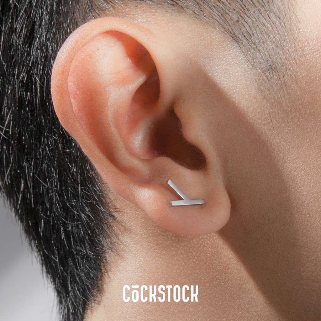 Khuyên tai basic Y EARRING (giá 1 chiếc)