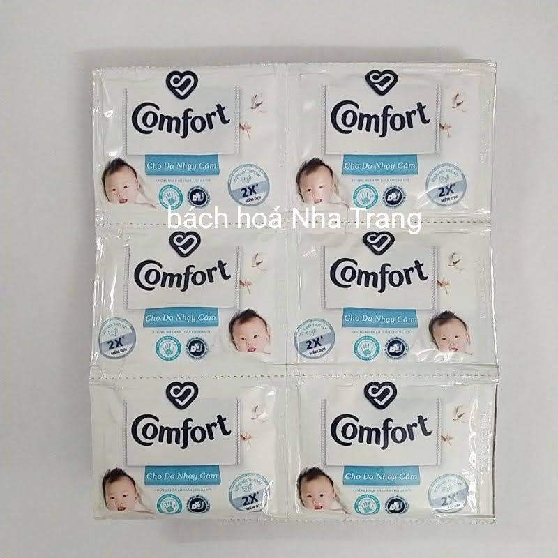 Dây 10 gói nước xả vải Comfort 20ml đậm đặc