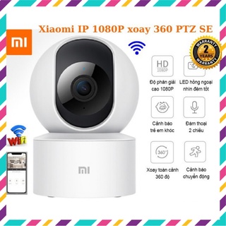 Camera giám sát thông minh xiaomi ip 1080p xoay 360 ptz se