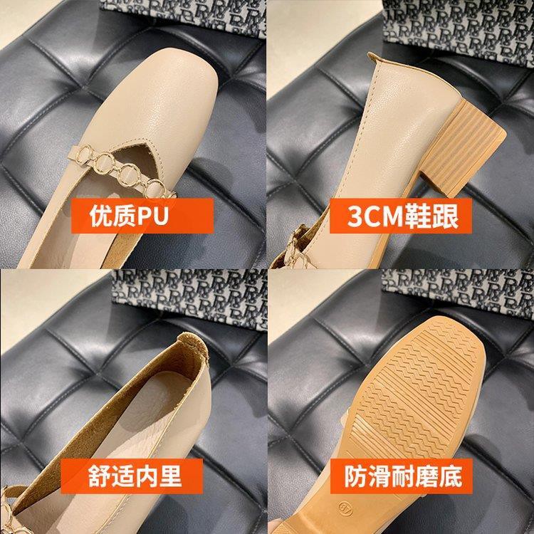 Fashion shoes fashion net red versatile girl's low heel work shoes shoes women's shoes