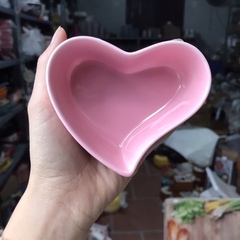 Bát tim lượn để đồ ăn dặm, đựng gia vị