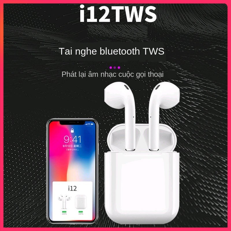 Tai nghe Bluetooth không dây cảm ứng i12 tws - Mee store 247