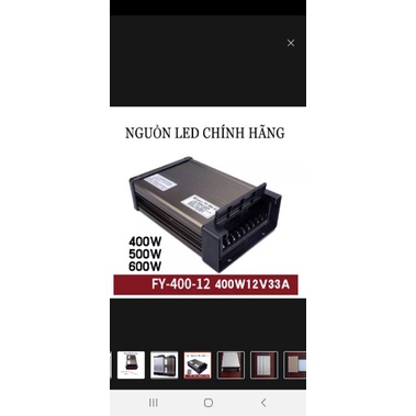 Nguồn 12v 33A ngoài trời đủ công suất chống nước tuyệt đối ( hàng mới 100% )