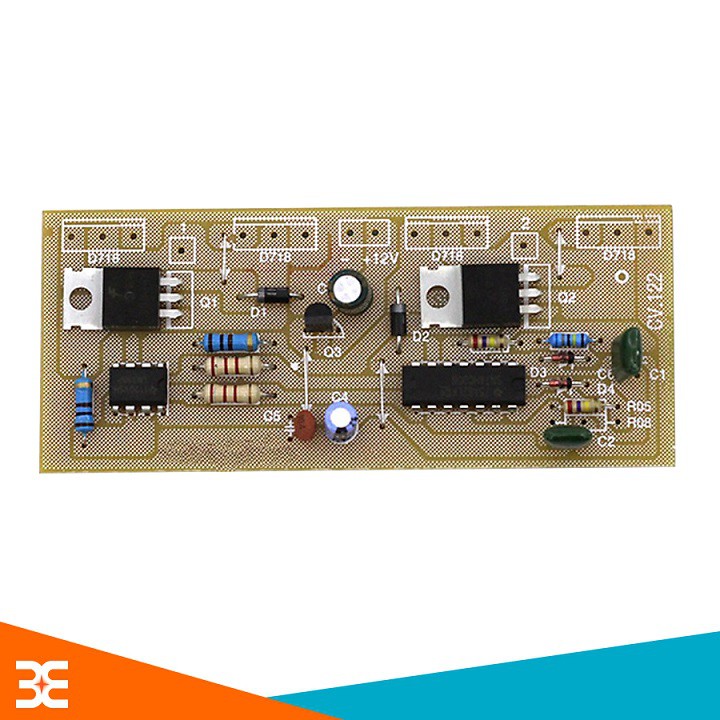 Mạch Tăng Áp Inverter 12VDC TO 220VAC CV121-CV122 ( XANH )