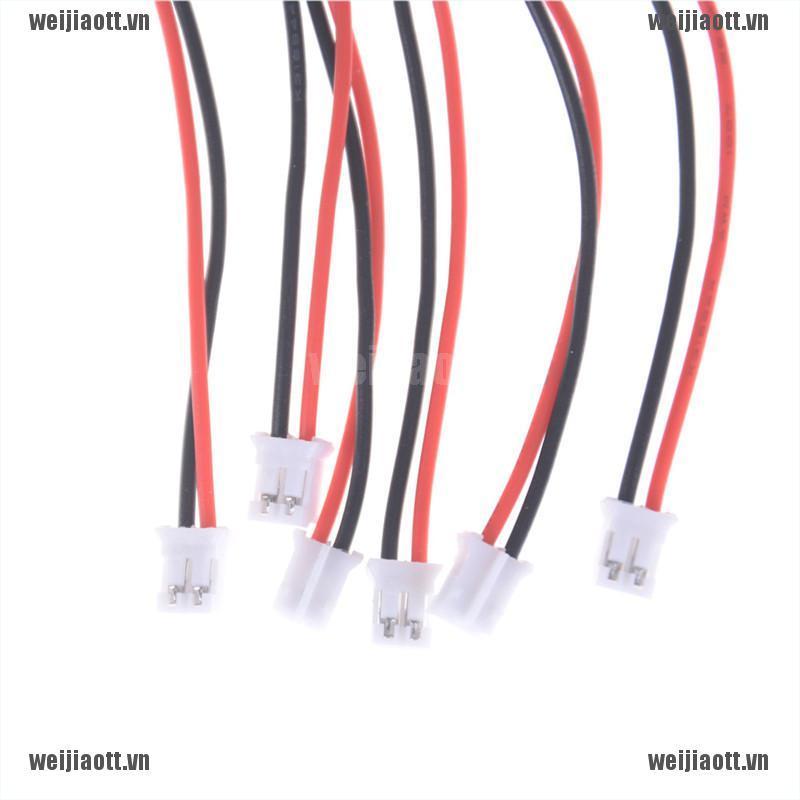Set 10 Dây Cáp Mini Wejt 2.0mm Jst 2-pin Male 200mm