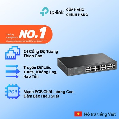 Bộ Chia Tín Hiệu TP-Link TL-SF1024D Switch 24 cổng RJ45 10/100Mbps