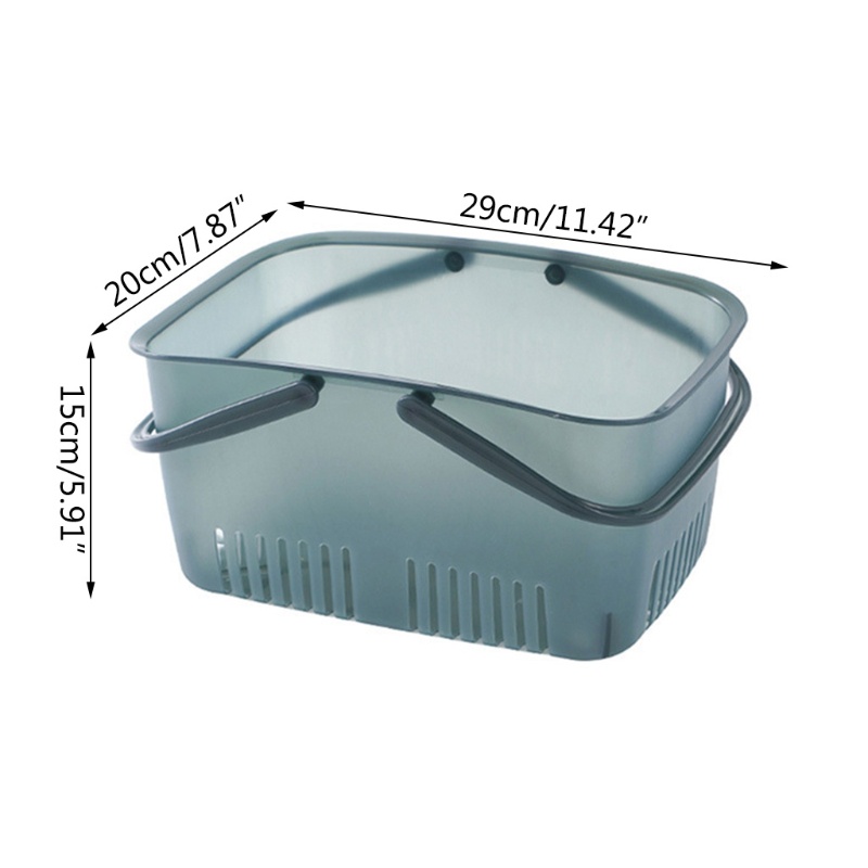 Giỏ Đựng Trái Cây Có Tay Cầm Tiện Dụng Cho Phòng Tắm / Nhà Bếp