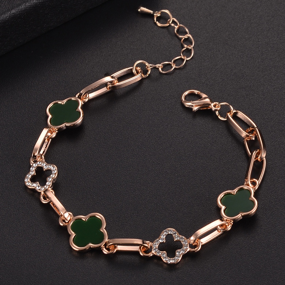 Vòng Tay Đính Đá Zircon Yiwu Thị Trường Ban Đêm Kết Hợp Trang Sức Cho Nữ