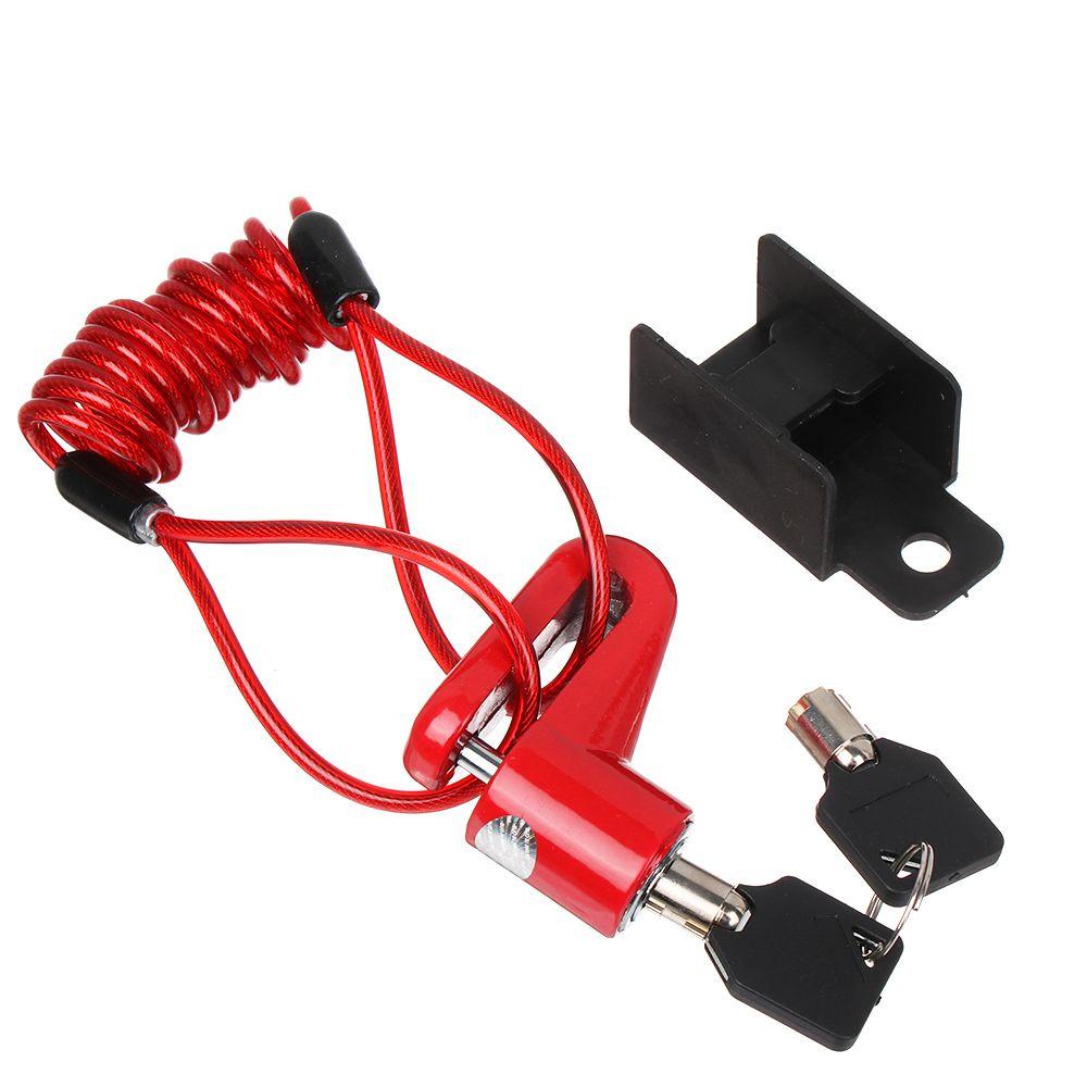 Bộ Dây Khóa Đĩa Phanh Chống Trộm Cho Xe Scooter
