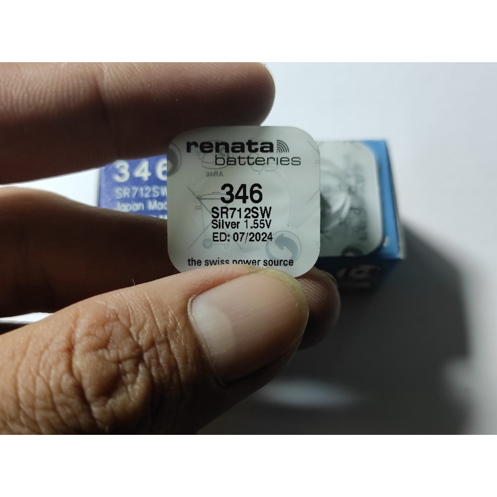 1 Viên Pin Đồng Hồ Renata Thụy Sĩ SR712SW / 346 Loại Tốt