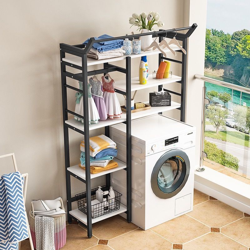 Giá treo máy giặt thùng phuy sóng bánh xe lật kệ sàn quần áo ban công hoa phòng tắm để đồ < | BigBuy360 - bigbuy360.vn