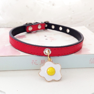 (Có sẵn) Vòng cổ cho mèo hình trứng rán cute