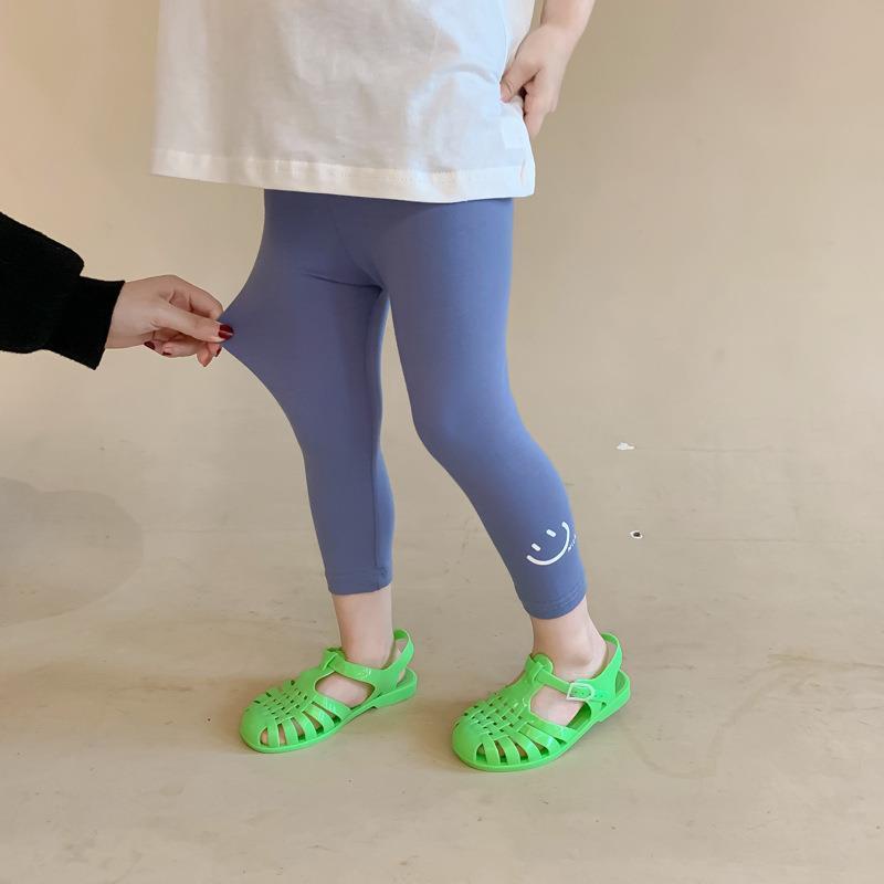 [Babycat Hàng Có Sẵn Bán Chạy Quần Legging Dài Đến Mắt Cá Chân Phong Cách Nhật Bản Hàn Quốc Thời Trang Mùa Hè Cho Bé Gái