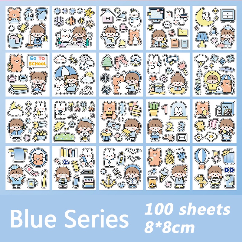 Miếng Dán Graffiti Chống Nước Nhiều Màu Trang Trí Vali/Guitar/Laptop DIY