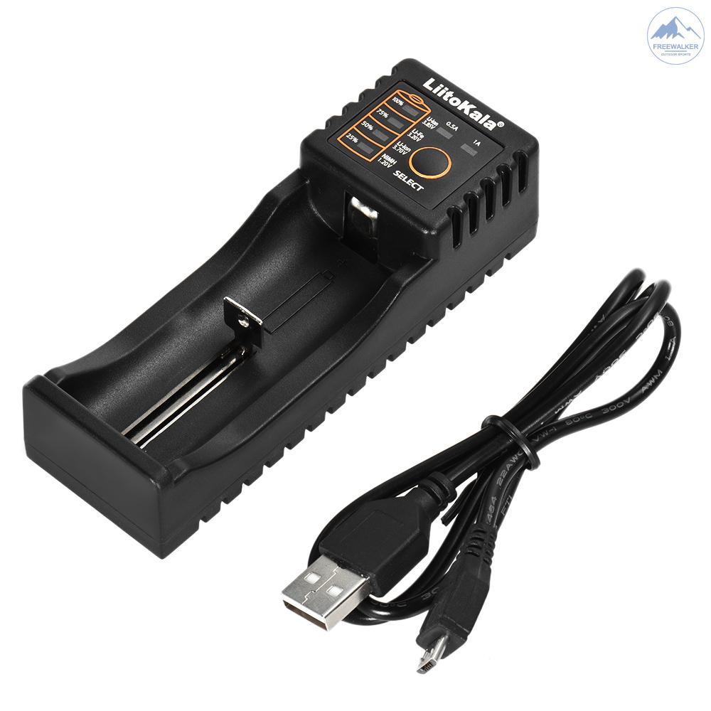Bộ sạc pin LiitoKala Lii-100 cho 1.2V/3.7V/3.2V/3.85V AA/AAA 18650/18350/10440/14500/16340 NiMH Lithium