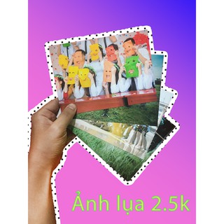 In ảnh Lụa 13x18cm GIÁ 2K5
