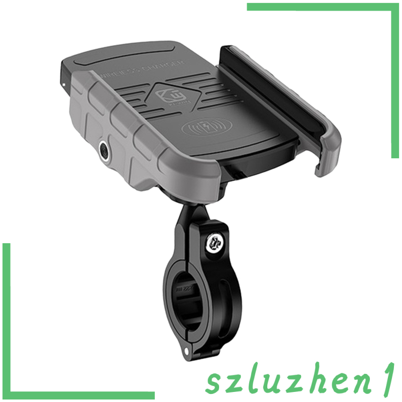 [Hi-tech] Motorcycle 15W Qi Cell Phone Holder for 3.5-6.5 inch Cellphones