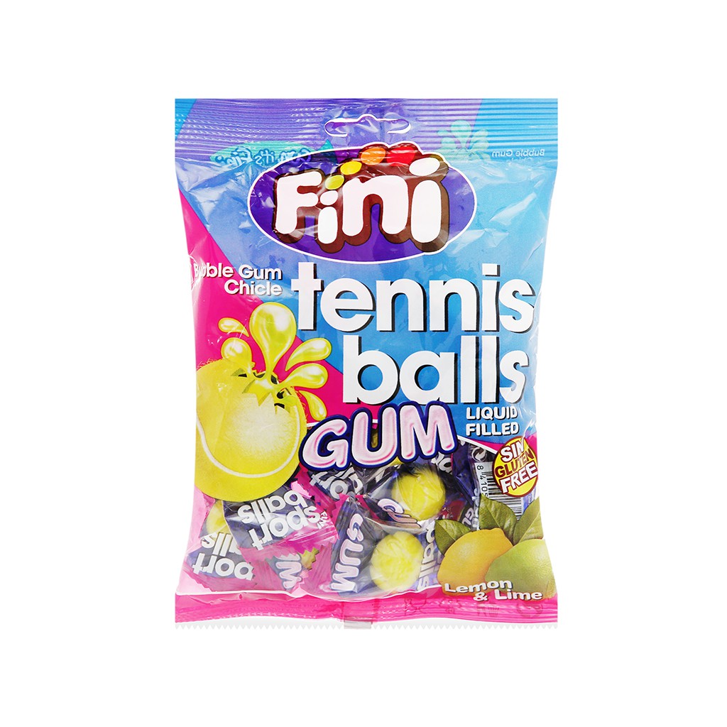 Kẹo cao su Fini Tennis Ball Gum gói 80g